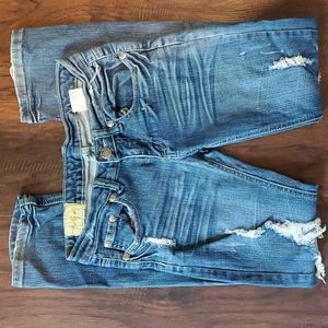 Machine brand blue jeans